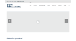 Desktop Screenshot of pahl-electronic.de